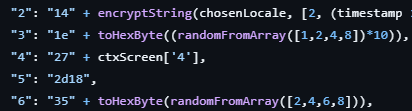 Extract of my fingerprint generation code