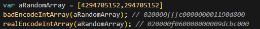 Example of bad js script